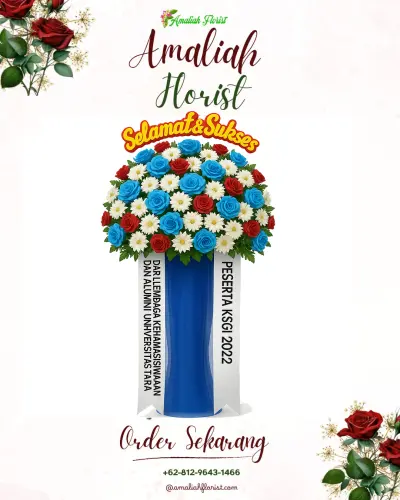 Standing Flower di Rumah Duka Gotong Royong